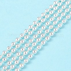 Bracciale multifilo con catene a sfere in acciaio inossidabile 304 per donna&nbsp;BJEW-G669-11S
