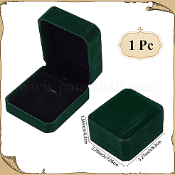 Cajas de almacenamiento de joyas de terciopelo para colgantes&nbsp;OBOX-WH20001-02B-04