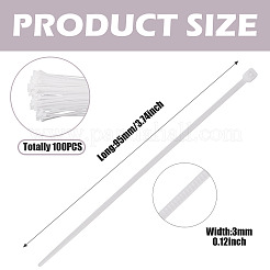 100 pz fascette in nylon&nbsp;TOOL-TA0001-14F-02