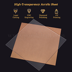 Acryl transparente Druckplatte&nbsp;OACR-WH0003-06C