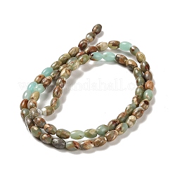 Natürliche Aqua Terra Jaspis Perlen Stränge&nbsp;G-F765-I01-01