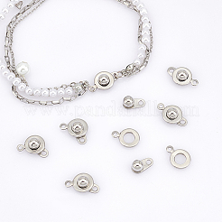 10 Stück Messing-Schnappverschlüsse&nbsp;KK-UN0001-73