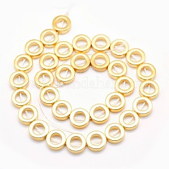 Chapelets de perles en hématite synthétique sans magnétiques&nbsp;G-L485-24-G