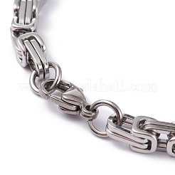 Anlaufgeschützte 304 Edelstahl-Kettenarmbänder&nbsp;BJEW-I295-02B-P