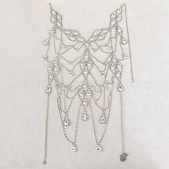 Legierung Kristall Strass Teardrop mehrschichtige Körperketten für Nachtclub&nbsp;FS-WGD641A-02
