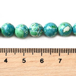Gefärbte natürliche Magnesitperlenstränge&nbsp;G-L617-D01-8mm