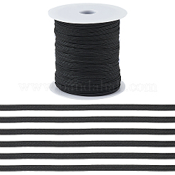 Cordon élastique tressé plat de 100 mètre&nbsp;EC-CY0001-05A