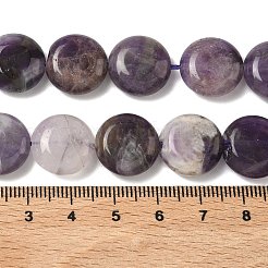 Natürlichen Amethyst Perlen Stränge&nbsp;G-L648-B25-15mm