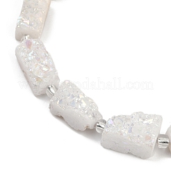 Galvani natürliche druzy Achat Perlen Stränge&nbsp;G-R012-A02-02