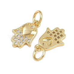 Ottone micro spianare pendenti zirconi&nbsp;X1-KK-A269-16G