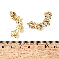 Pendientes de botón de acero inoxidable 304&nbsp;EJEW-D362-05G