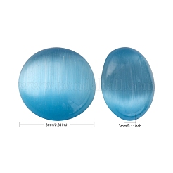 Katzenauge-Cabochons&nbsp;CE-J002-8mm-M