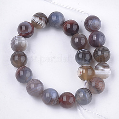 Botswana agata naturale perline fili&nbsp;X-G-S333-10mm-026