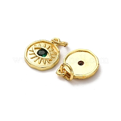 Ottone micro spianare pendenti zirconi&nbsp;ZIRC-I368-02G