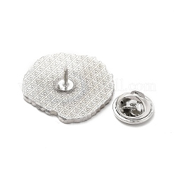 Hunde-Emaille-Anstecknadel mit Messing-Schmetterlingsverschlüssen&nbsp;LS-JEWB-A006-05H