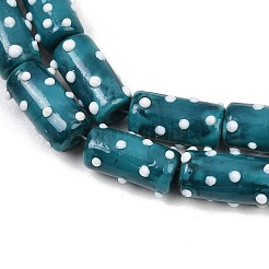Perline irregolari fatte a mano in lampwork&nbsp;LAMP-G170-01B-14