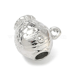 Messing micro pave klare zirkonia anhänger&nbsp;KK-I476-04P