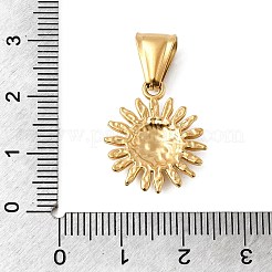Strukturierte Anhänger aus Edelstahl 304&nbsp;STAS-B167-06G