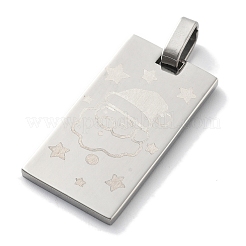 Pendentifs de Noël en acier inoxydable 304&nbsp;STAS-Z098-37P