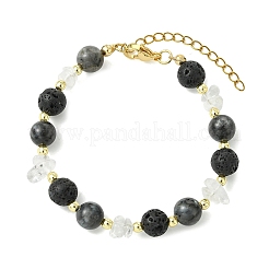Armbänder aus natürlichen Lavasteinen&nbsp;BJEW-JB13900