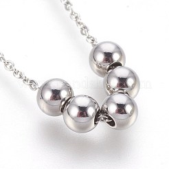 Set di collane pendenti e orecchini pendenti in acciaio inossidabile 304 anti-ossidazione&nbsp;SJEW-JS00995