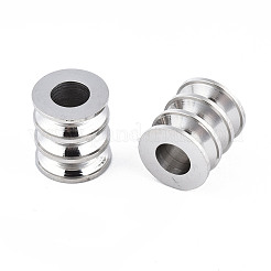 Perles européennes en acier inoxydable chirurgical 316 anti-ternissement&nbsp;STAS-N097-066P