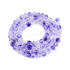 Gefärbt natürlichen weißen Jade Perlen Stränge&nbsp;G-T140-4mm-A09