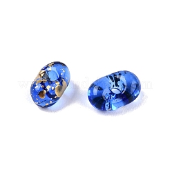 Perline di vetro dipinte a spruzzo picasso&nbsp;SEED-T006-04-10