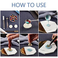 DIY Wachssiegelstempel-Set&nbsp;DIY-CP0003-72