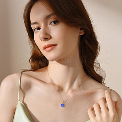 20 Stück 5 Farben handgefertigte Bunte Malerei-Anhänger mit bösem Blick&nbsp;LAMP-HY0001-03