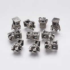 Perlas europeas de acero inoxidable 304 con revestimiento iónico (IP)&nbsp;STAS-J022-040AS
