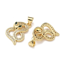 Colgante micropavé cubic zirconia de latón&nbsp;KK-L243-29G-07