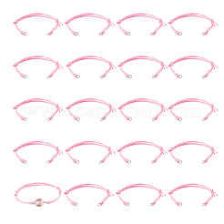 20 bracelet réglable en cordon de polyester ciré coréen&nbsp;BJEW-TAC0051-08