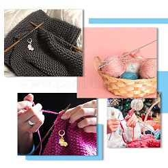 DIY Strickwerkzeug-Sets mit Rindermotiv&nbsp;HJEW-HS00021