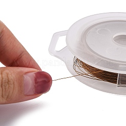 Runder Kupferdraht für die Schmuckherstellung&nbsp;CWIR-WH0001-0.3mm-01-1