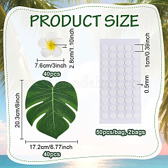 40 flor artificial de eva&nbsp;AJEW-PH0008-70