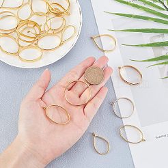 30 Stück 6 Stile Legierungsanhänger mit offener Rückseite&nbsp;FIND-OC0001-13