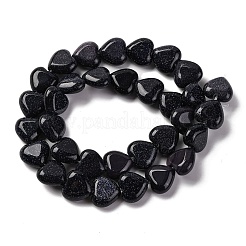 Sintetici blu Goldstone fili di perline&nbsp;G-I372-A12-01