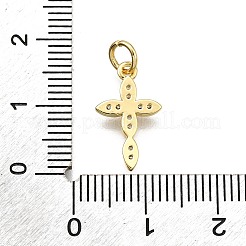 Ottone micro spianare pendenti zirconi&nbsp;KK-Z100-41G-03