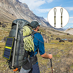 Cordón de paracaídas de nailon hecho a mano para hombres&nbsp;HJEW-WH0043-66AS-01