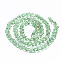 Perles en verre transparentes&nbsp;GLAA-Q066-14mm-B12