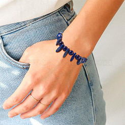 4 Stränge 4 Stil natürliche Lapislazuli Perlen Stränge&nbsp;G-KS0001-12