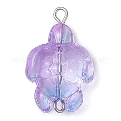 Transparente Glasschildkröten-Verbindungsanhänger&nbsp;PALLOY-JF02828