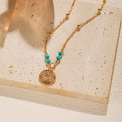 Collane con pendente in ottone in stile boho per donna&nbsp;WG41E8B-02