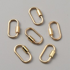 Schraubkarabiner-Schlossanhänger aus Legierung&nbsp;FIND-WH0111-370G