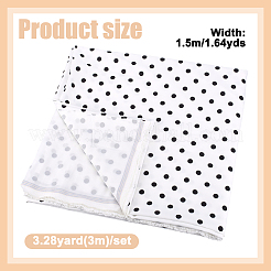 3 m Polyester-Tupfenstoff&nbsp;DIY-NB0014-80B