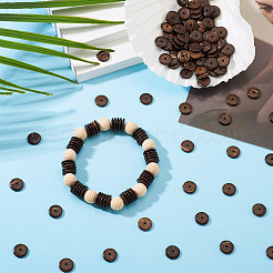 100 pieza de hebras de cuentas de coco natural&nbsp;COCO-TA0001-01C