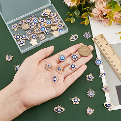 60pcs 6 colgantes de esmalte de aleación de estilo&nbsp;FIND-GO0001-06
