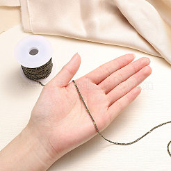 Chaînes de câbles en fer recouvert de laiton&nbsp;CH-CJ0001-02AB