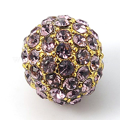 Perles de strass en alliage&nbsp;RB-A034-12mm-G